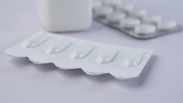 suppository for the treatment of hemorrhoids, vaginal candidiasis