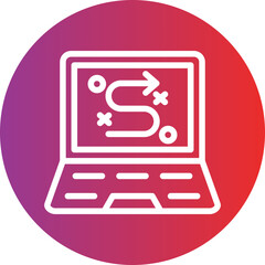 Vector Design Digital Strategy Icon Style