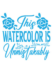 This watercolor is unmistakably