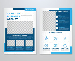 brochure template a4 corporate flyer, business annual report, minimalist style, modern layout, company presentation