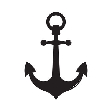 Ships anchor silhouette