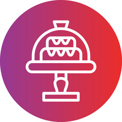 Vector Design Cake Dome Icon Style