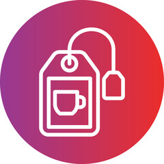 Obraz premium Vector Design Tea Bag Icon Style