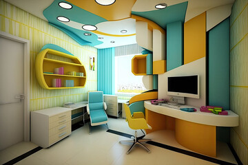 Doctor clinic interior design