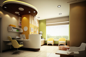 Doctor clinic interior design