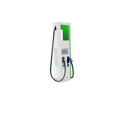 Ev charging point png transparent background illustration.Icon of an electric vehicle charging station 