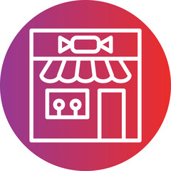 Vector Design Candy Shop Icon Style