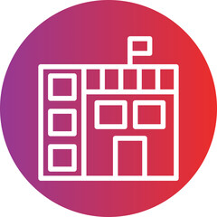 Vector Design Embassy Icon Style