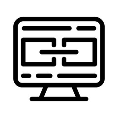 link icon or logo isolated sign symbol vector illustration - high quality black style vector icons
