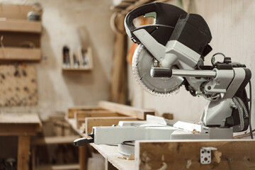 Circular saw blade for wood work in carpenter's shop