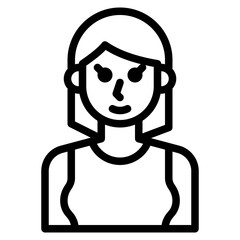 avatar line icon