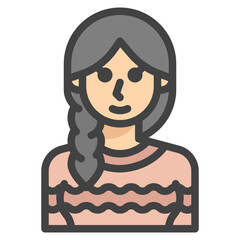 avatar line icon