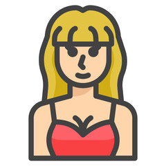 avatar line icon