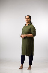 Portrait of an Indian woman