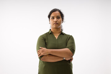 Portrait of an Indian woman