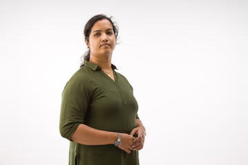 Portrait of an Indian woman