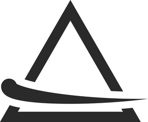 Logo vector, logo type vector design black vector
