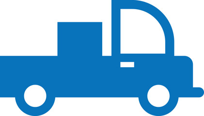 Car vector, vehicles icon blue vector