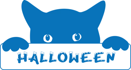 Foto op Canvas Halloween icon, halloween character icon black vector © kaif