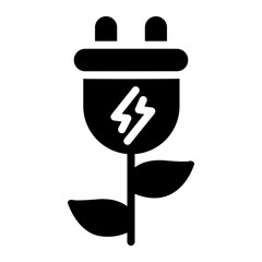 eco glyph icon