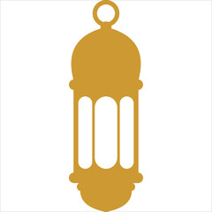 Lantern Islamic Outline vector 