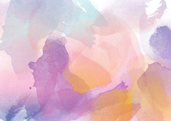 Watercolor colorful textured background
