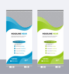 Rollup banner template design