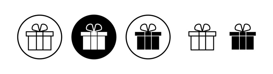 Gift icon vector illustration. gift sign and symbol. birthday gift