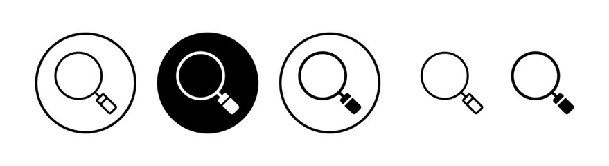 Search icon vector illustration. search magnifying glass sign and symbol