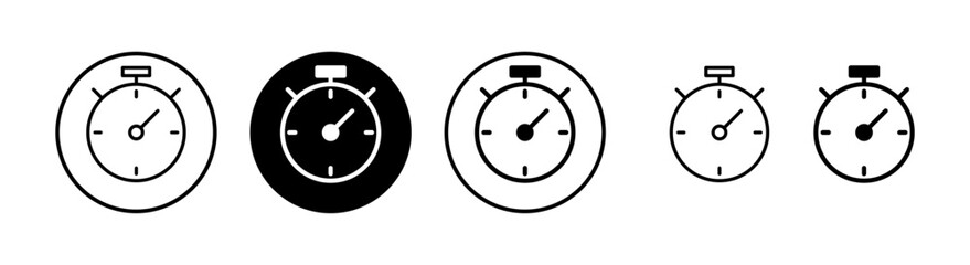 stopwatch icon vector illustration. Timer sign and symbol. Countdown icon. Period of time