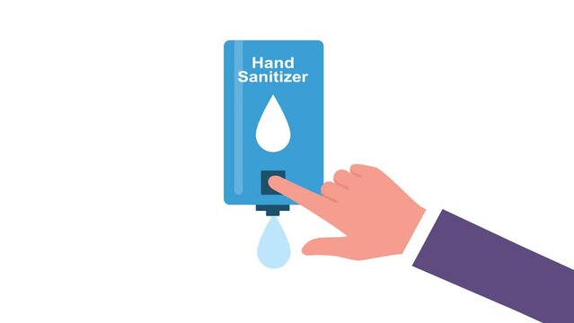 man washing hands with alcohol based sanitizer gel for protecting infection from virus and germs