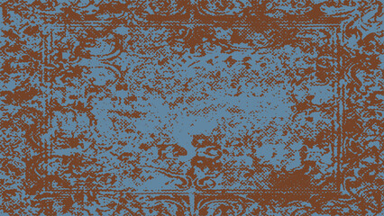 Abstract halftone grunge texture background image.