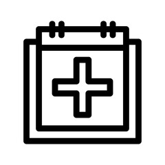 calendar icon or logo isolated sign symbol vector illustration - high quality black style vector icons
