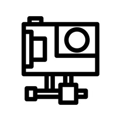 camera icon or logo isolated sign symbol vector illustration - high quality black style vector icons
