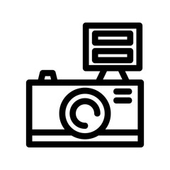 camera icon or logo isolated sign symbol vector illustration - high quality black style vector icons
