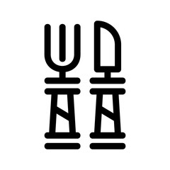 dining icon or logo isolated sign symbol vector illustration - high quality black style vector icons
