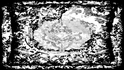 Abstract halftone grunge texture background image.