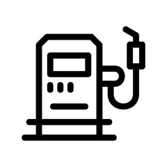 filling station icon or logo isolated sign symbol vector illustration - high quality black style vector icons
