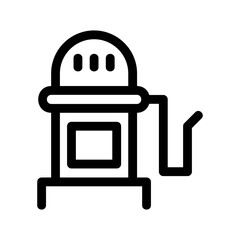 Naklejka premium filling station icon or logo isolated sign symbol vector illustration - high quality black style vector icons 