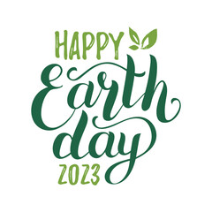Every Day Is Earth Day hand lettering in vector