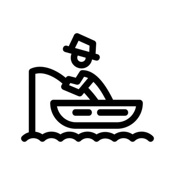 recommend clip art: fishing icon or logo isolated sign symbol vector illustration - high quality black style vector icons
                    