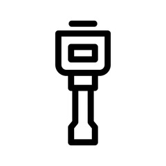 flashlight icon or logo isolated sign symbol vector illustration - high quality black style vector icons
