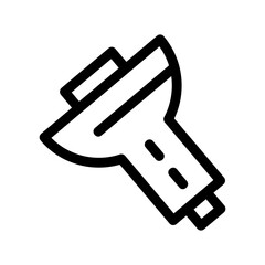 flashlight icon or logo isolated sign symbol vector illustration - high quality black style vector icons
