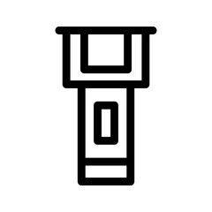 flashlight icon or logo isolated sign symbol vector illustration - high quality black style vector icons
