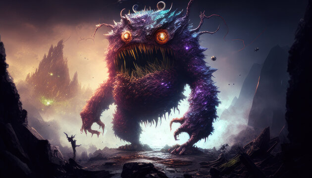 Monster Funny Generate Ai