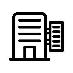 hotel icon or logo isolated sign symbol vector illustration - high quality black style vector icons
