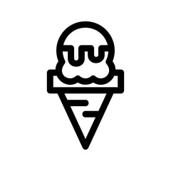 ice cream icon or logo isolated sign symbol vector illustration - high quality black style vector icons
