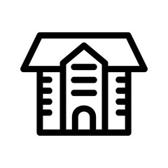 lodging icon or logo isolated sign symbol vector illustration - high quality black style vector icons
