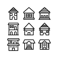 lodging icon or logo isolated sign symbol vector illustration - high quality black style vector icons
