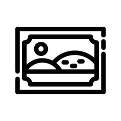 picture icon or logo isolated sign symbol vector illustration - high quality black style vector icons
